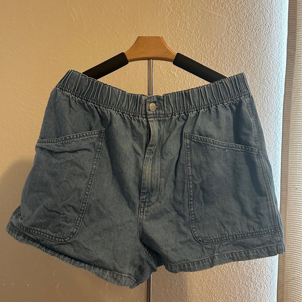 Madewell Light Blue Denim Jean Shorts - Picture 2 of 6